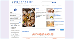 Desktop Screenshot of creasalud.com