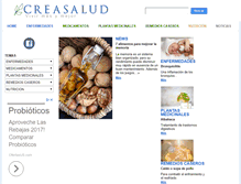Tablet Screenshot of creasalud.com